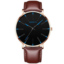 Load image into Gallery viewer, Mens Minimalist Ultra Thin Quartz Watch