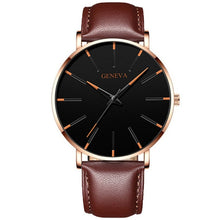 Load image into Gallery viewer, Mens Minimalist Ultra Thin Quartz Watch