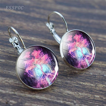 Load image into Gallery viewer, Tree of Life Silver Color Earrings