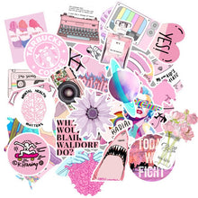 Load image into Gallery viewer, 50PCS Cool Summer Pink Pack Sticker Decals
