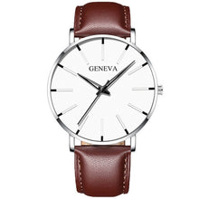 Load image into Gallery viewer, Mens Minimalist Ultra Thin Quartz Watch
