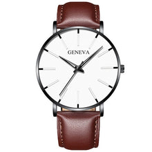 Load image into Gallery viewer, Mens Minimalist Ultra Thin Quartz Watch
