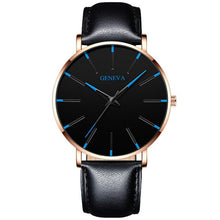 Load image into Gallery viewer, Mens Minimalist Ultra Thin Quartz Watch

