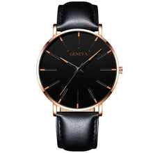Load image into Gallery viewer, Mens Minimalist Ultra Thin Quartz Watch

