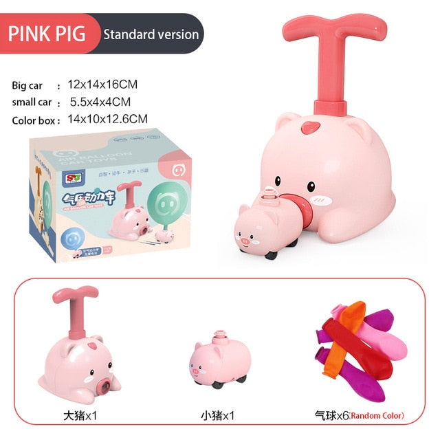 Educational Inertia Power Balloon Car Toy