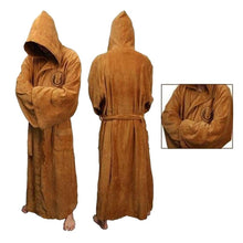 Load image into Gallery viewer, Mens Hooded Jedi Winter Bathrobe
