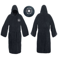 Load image into Gallery viewer, Mens Hooded Jedi Winter Bathrobe
