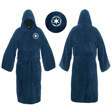 Load image into Gallery viewer, Mens Hooded Jedi Winter Bathrobe
