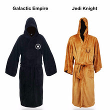 Load image into Gallery viewer, Mens Hooded Jedi Winter Bathrobe
